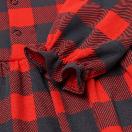 Dress and bandage of crumb I am "cell", height 68-74 cm, red-5