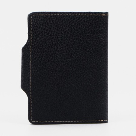 The cover on the button, for auto documents and passports, black color-1