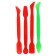 Calligrata codes, 4 pieces, colored, bag with suspension