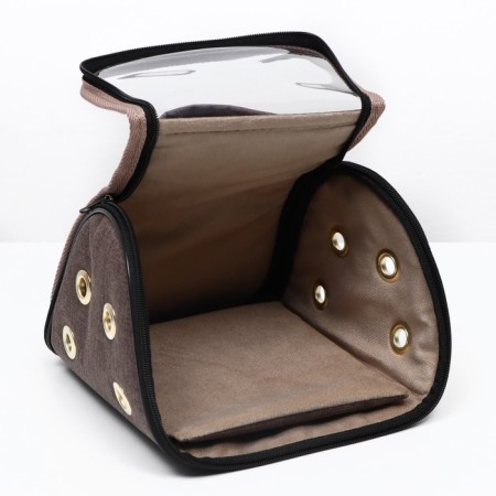 Bag-carrier "mini" 25 x 21 x 16 cm, brown-2