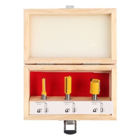 A set of cutting on a tundra tree, a wooden box, a shank 8 mm, 3 pcs.-1