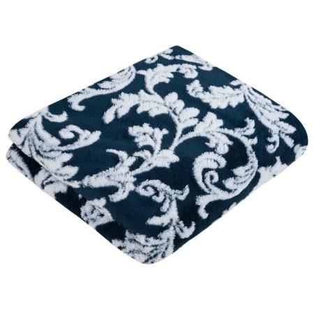Mirabella plaid, size 180x200 cm, blue color