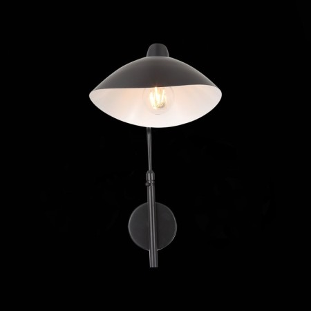 Sconces st. SL305.401.01. SPRUZZO. 1x60 watts, e27, 18x40 cm, black color-6