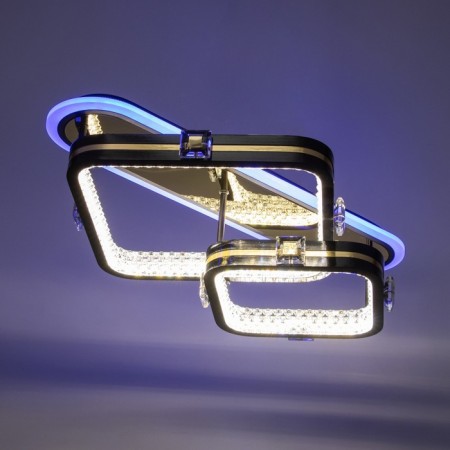 Cialogs with PDD "CRUZ" 2XLED 88W 3000-6000K RGB black gold 63x45x16cm-3