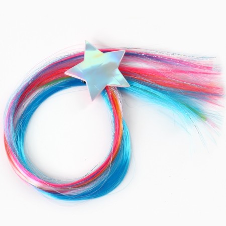 Hair strand on a hairpin, 40 cm-3