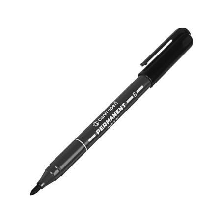 Permanent marker 3.3 mm centropen 2836, line 2 mm, black color-1