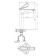 Mixer for the rush nevis NE1735-11CH, single-leaf, chromium
