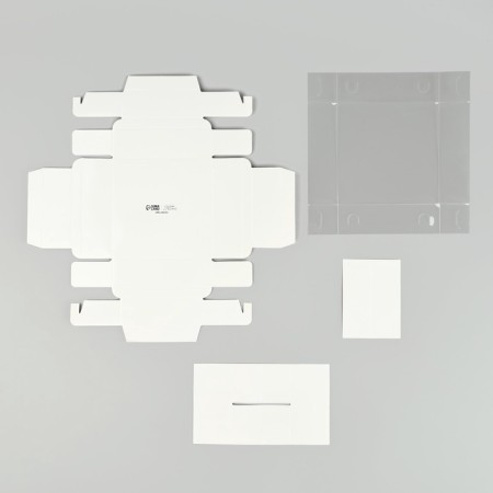 Box for 4 sweets with cells "White", 10 x 10 x 3 cm-5