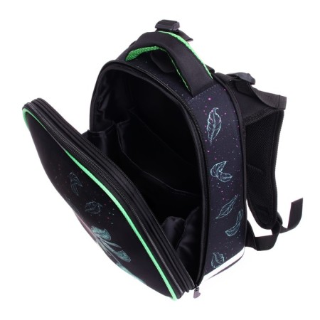 School backpack 38 x 30 x 16 cm, ergonomic back, stavia "avocado"-8