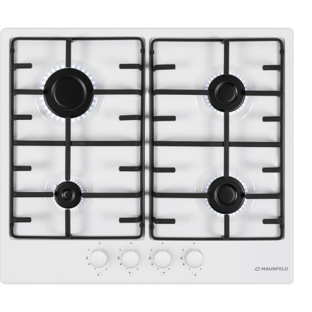 Hlect surface Maunfeld Eghe.64.3ew/G, gas, 4 burners, white