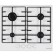 Hlect surface Maunfeld Eghe.64.3ew/G, gas, 4 burners, white