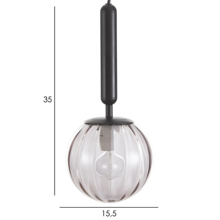Bayerlux lamp "Javier" E14 40W black-dumped 15x15x35-185 cm-5