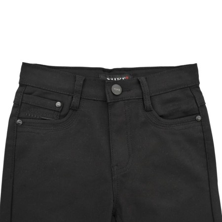 Pants for a boy, height 134 cm, black color-2