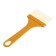 Brush flat promo, artificial bristles, plastic handle, 71 mm