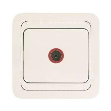 Розетка телевизионная Makel 12007 Mimoza, СП, IP20
