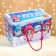 New Year. Gift box New Year's package "Zavodi" with rope handles with animation 20 x 12 cm.