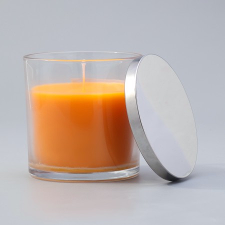 Aromatic giant in a glass "Juicy orange", soy wax, 10x10 cm-1