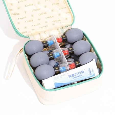 Magnetic banks of acupuncture, for vacuum massage, set of 18 pcs.-3