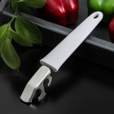 Holder for the frying pan of the “cream” shade, white color