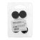 Tundra mirror holder, d = 20 mm, without drilling, black color, plastic, 4 pcs.