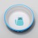 Ceramic "cat Life" bowl 300 ml 12.7 x 5 cm, blue