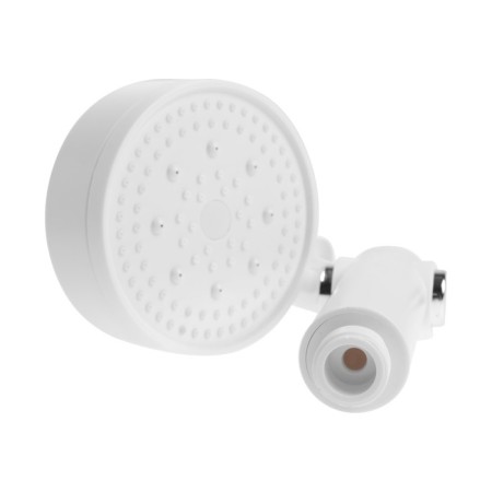 Shower watering can Zein Z3540, d = 90 mm, 5 modes, button "stop", removable top, white-8