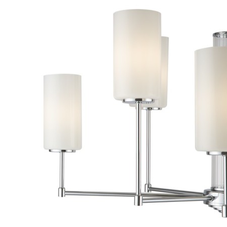 Caustra Freya Fr5184PL-08CH AGNES, 695x695x613 mm, E14, 8x60W, chromium color-2
