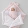 Set for discharge Winter Kinderlitto "Bear", 5 items, height 56-62 cm, light pink color