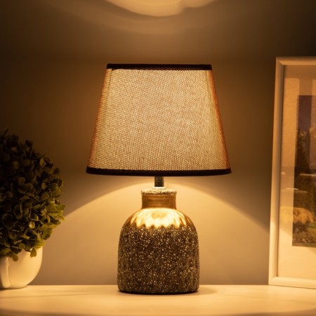 Table lamp "Ovation" 1he14 40W Coffee/gold 22x22x31cm-3