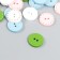 Buttons wood for creativity 2 punctures "stitches" set 40 pcs mix 1.5x1.5 cm