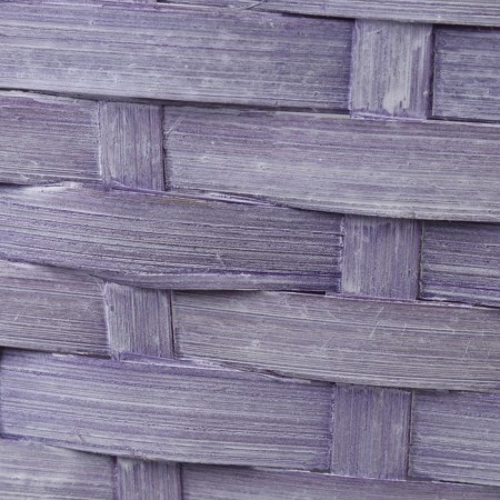 Wicker basket, d26 x 13 x 11 cm, purple, bamboo-4