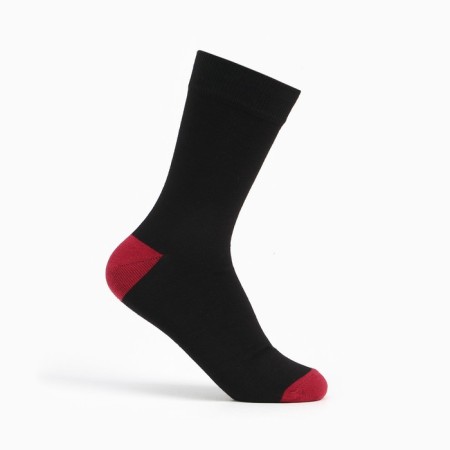 Set of male socks (2 pairs), black/gray color, size 42-43-6