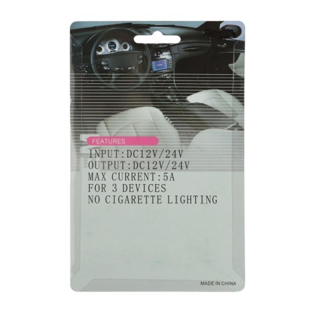 Cigarette lighter, three nests, 12-24 in-5