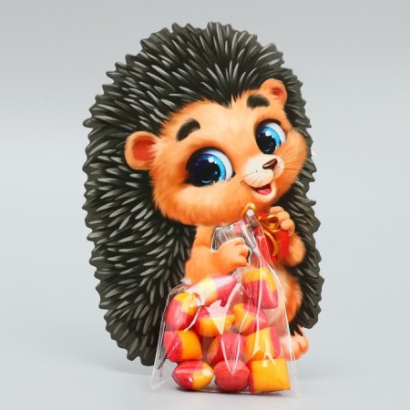 Packet for sweets "Hedgehog", 11 x 6 cm, New Year-1