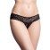 Panties Eromantica, Juno, with access, black color, size 54-56