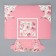 Capcake box, confectionery packaging double -sided, 4 cells "Tenderness" 16 x 16 x 10 cm