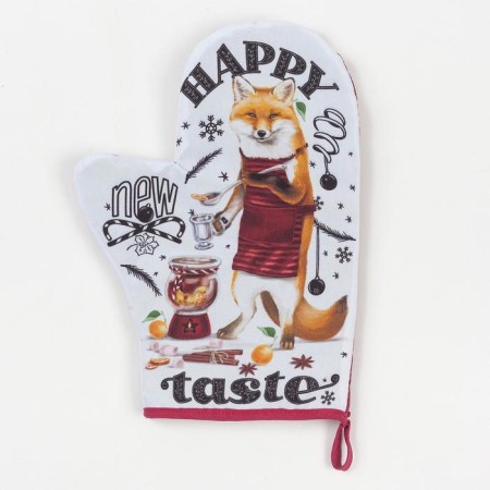 New Year's kit kitchen happy New Taste: mittens-seizure 20x28cm, tack 17x17 35% HL, 65% p/e-3