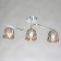 Lamp "Claire", size 21x25.5x60 cm, 180W 3xe27 IP 20