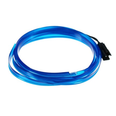 Neon thread for lighting salon, blue, 1 m-1