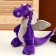 Soft toy "Dragon", 22 cm, purple color