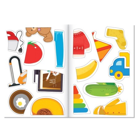 Set with stickers "Funny Halfs", Blue Tractor-7
