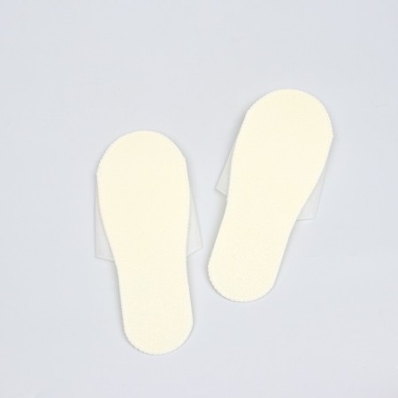 Disposable slippers, standard, white-beige, 42 rub.-8