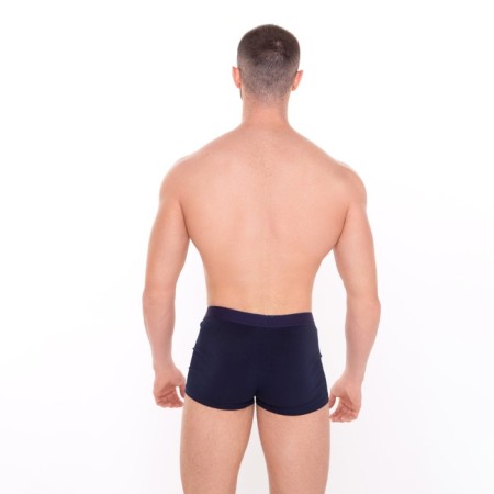 Panties men's boxers "goose", dark blue color, size 46-3