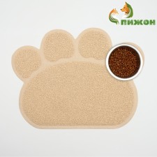 2-in-1 rug for a bowl/toilet of animals 