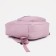 Youth backpack from textiles, 4 pockets, pink color