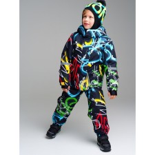 Winter kit for the boy PlayTode: jacket and semi -combineson, height 116 cm
