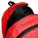 Youth backpack on lightning, 2 departments, 4 pockets, red color