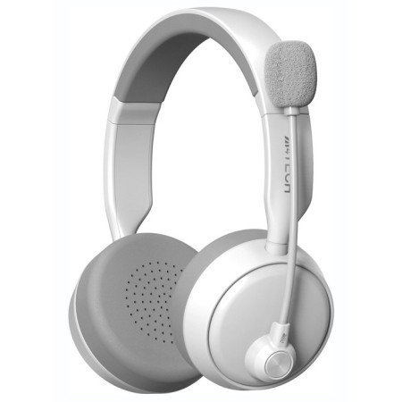 Headphones with A4Tech BH230 Microphone White/Gray Monitor BT Belief (BH230 White)-2
