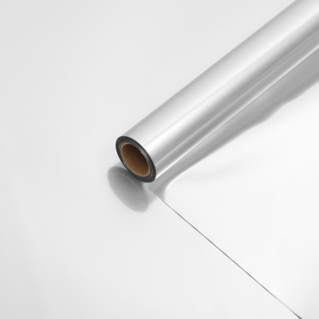 Flower film, "metallic", 0.58x10m, silver-2