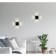 LED LED wall -mounted Ambrella Light, Wall, FW135, LED, 12 W, 840LUM, 4200K, black color, sand